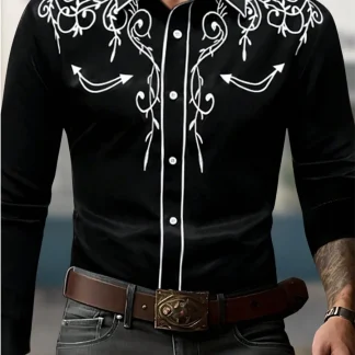 Formal Rodeo Long Sleeve Shirt for Men