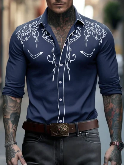 Formal Rodeo Long Sleeve Shirt for Men - Image 9