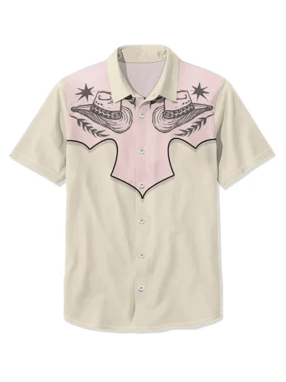 Short Sleeve Buttoned Shirt for Rodeo - Image 4