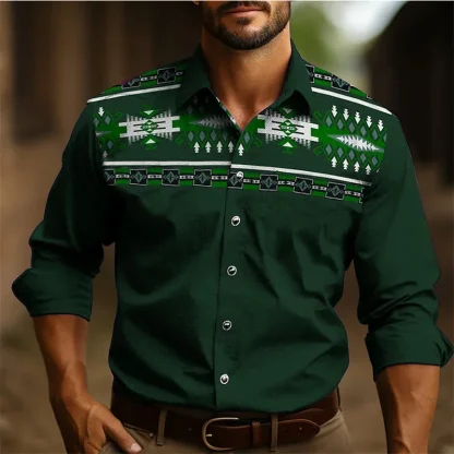 Vintage-style Formal Shirt for Cowboy - Image 11