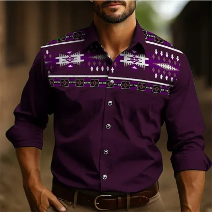 Vintage-style Formal Shirt for Cowboy - Image 15