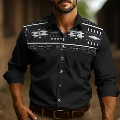 Vintage-style Formal Shirt for Cowboy - Image 8