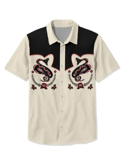Short Sleeve Buttoned Shirt for Rodeo - Image 5