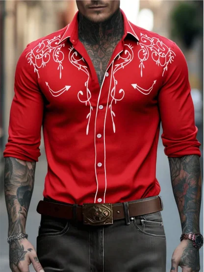 Formal Rodeo Long Sleeve Shirt for Men - Image 4