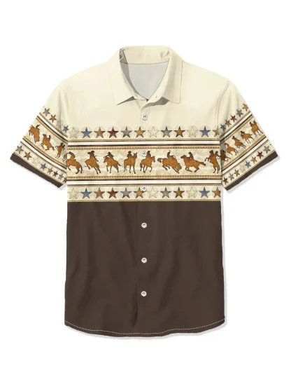 Short Sleeve Buttoned Shirt for Rodeo - Image 6