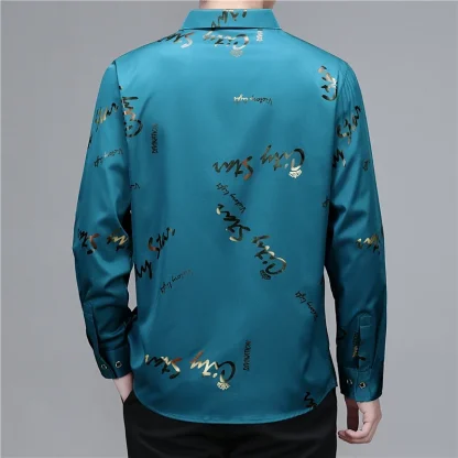 Soft Long Sleeve Shirt with Printed Words - Image 6