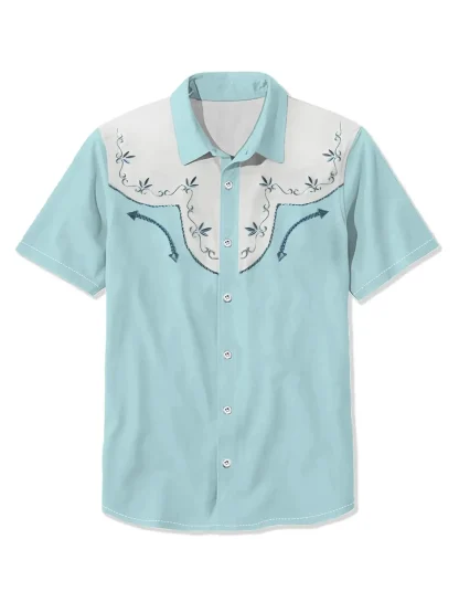 Short Sleeve Buttoned Shirt for Rodeo - Image 8