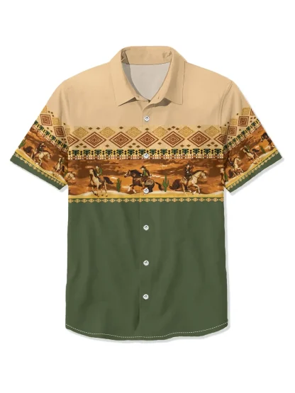 Short Sleeve Buttoned Shirt for Rodeo - Image 3