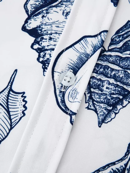 V-neckline Shirt with Horse Print - Image 5